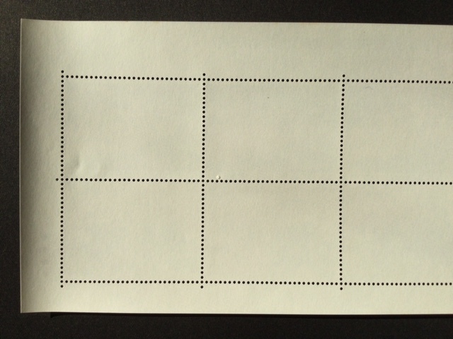 国際文通週間 凱風快晴・四季草花図小屏風 110円 1シート(10面) 切手 未使用 1996年_画像5