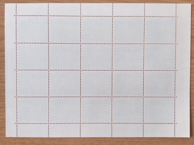 国土緑化運動 リンドウとクスノキに阿蘇山 60円 １シート(20面) 切手 未使用 1985年_画像5