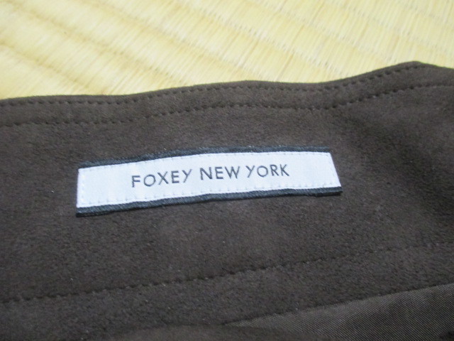  прекрасный товар *FOXEY NEWYORK Foxey шорты под замшу 32675 размер 40 длина одежды 40 W36cm Brown *R9191-T2