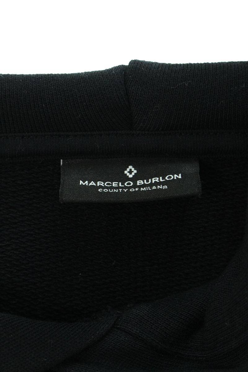 マルセロバーロン MARCELO BURLON CMBB034S18630211 サイズ:XXL バッククロスプリントプルオーバーパーカー 中古 BS99_画像3