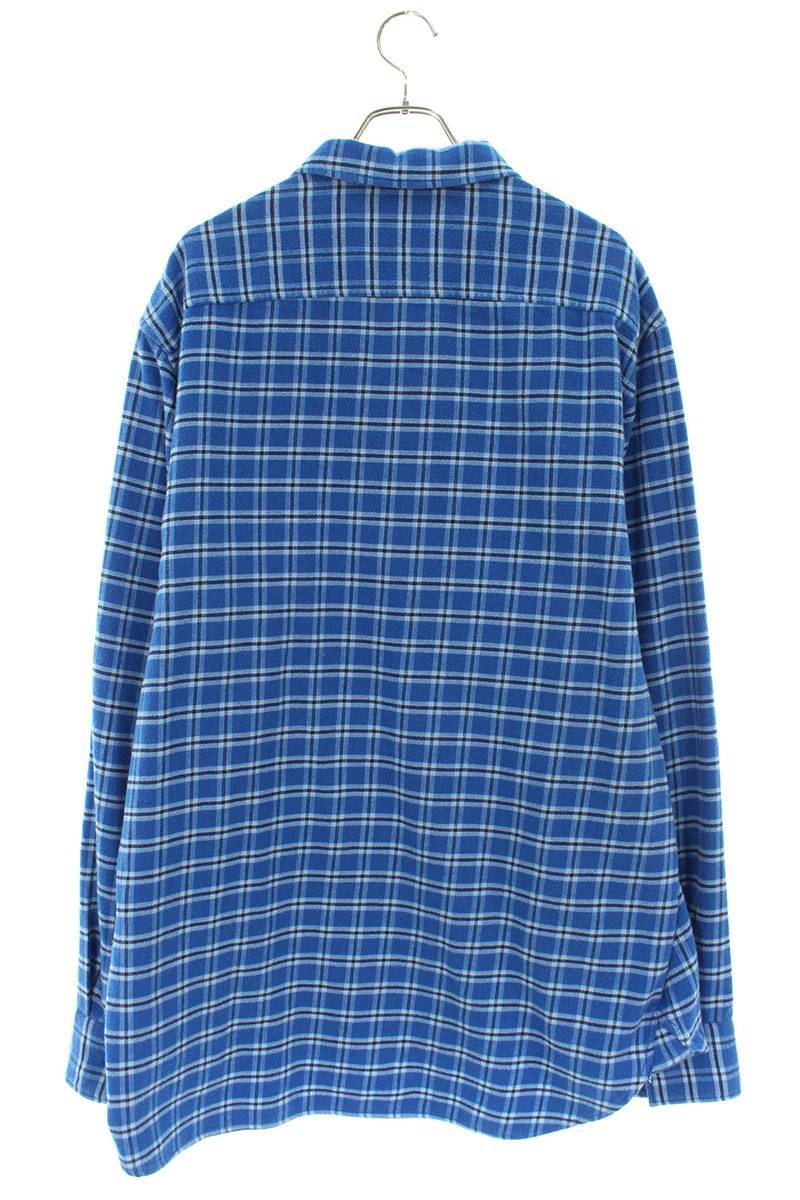 アリクス ALYX GRAPHIC FLANNEL SHIRT サイズ:56 グラフィックロゴフランネルチェック長袖シャツ 中古 BS99_画像2