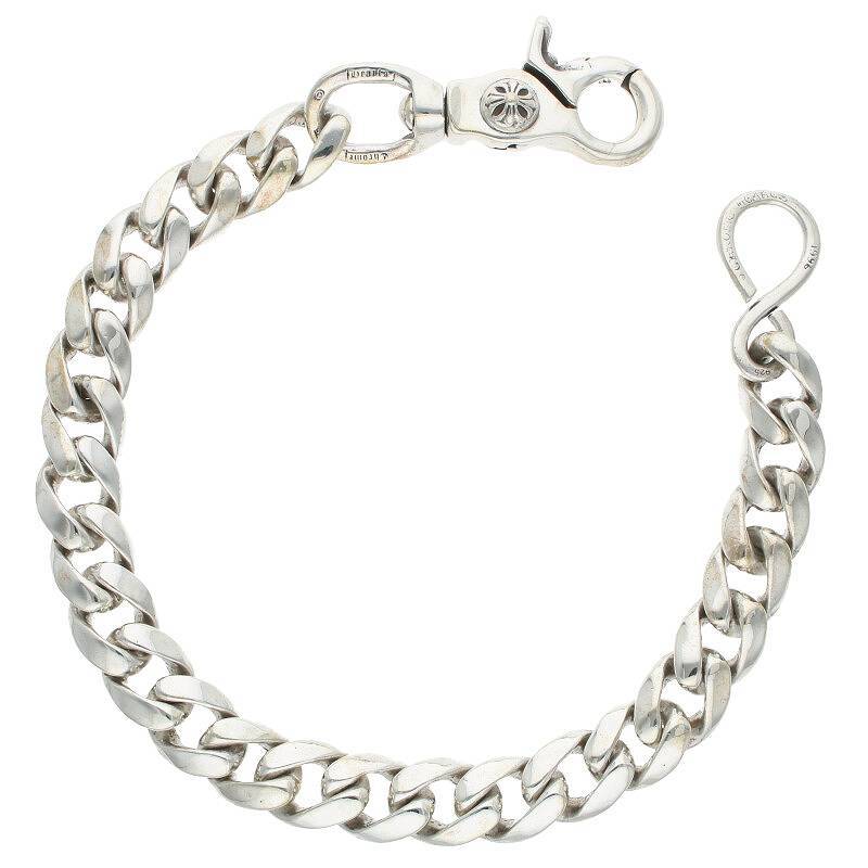 クロムハーツ Chrome Hearts CLASSIC SHORT-S/1クリップショートクラシック サイズ:ショート シルバーウォレットチェーン 中古 GZ11