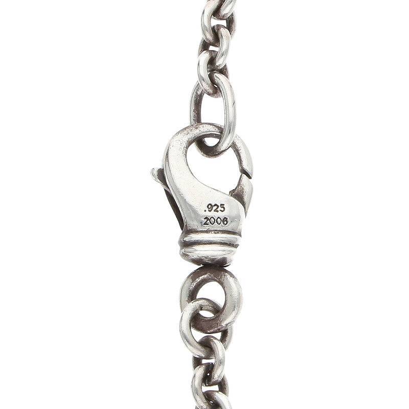 クロムハーツ Chrome Hearts NE CHAIN 18/NEチェーン18inch サイズ:18inch シルバーネックレス 中古 SJ02_画像4