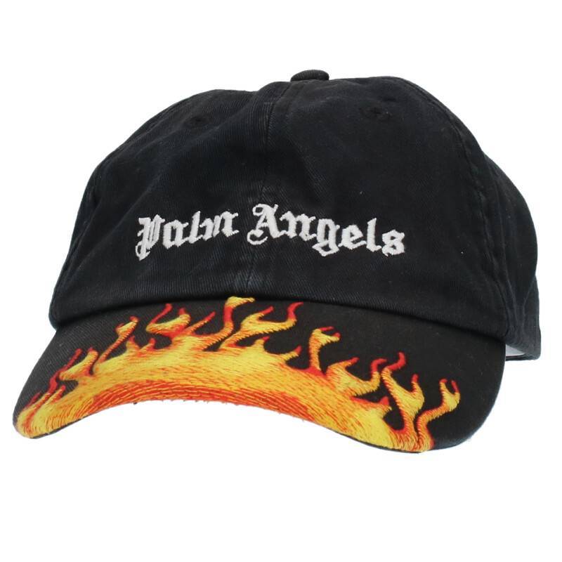 パームエンジェルス Palm Angels PMLB009R20224017 フレイムロゴ刺繍キャップ 中古 BS99