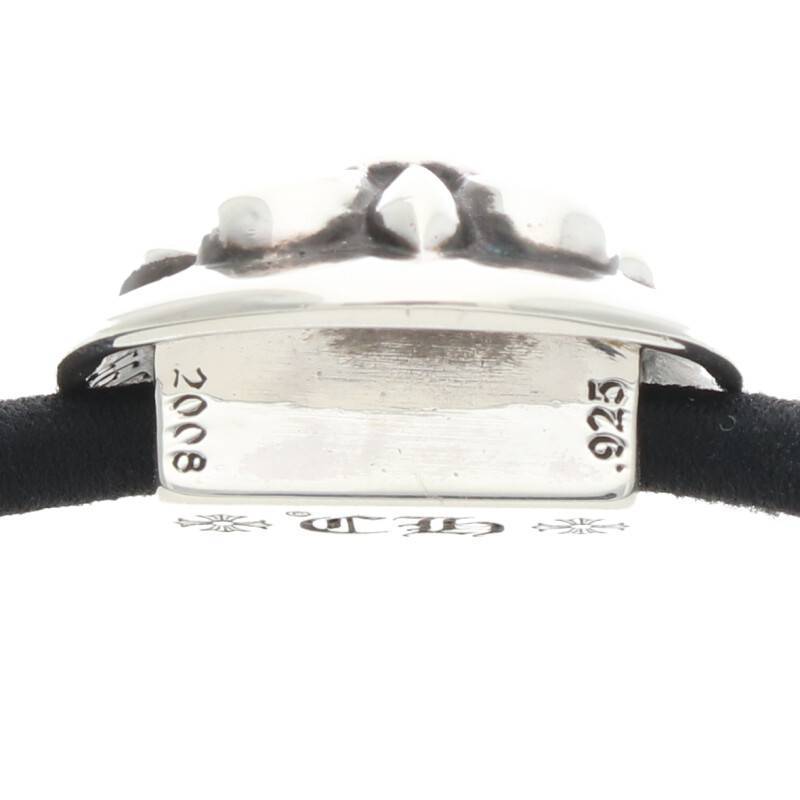 クロムハーツ Chrome Hearts HAIRBAND/BSフレアボタンヘアゴム シルバーコンチョ 中古 SS07_画像4