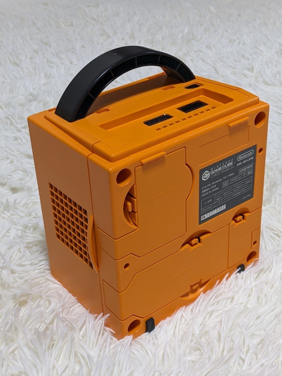 ゲームキューブ オレンジ DOL-001 任天堂 ゲーム コントローラー 通電 Nintendo アダプタ ケーブル_画像3