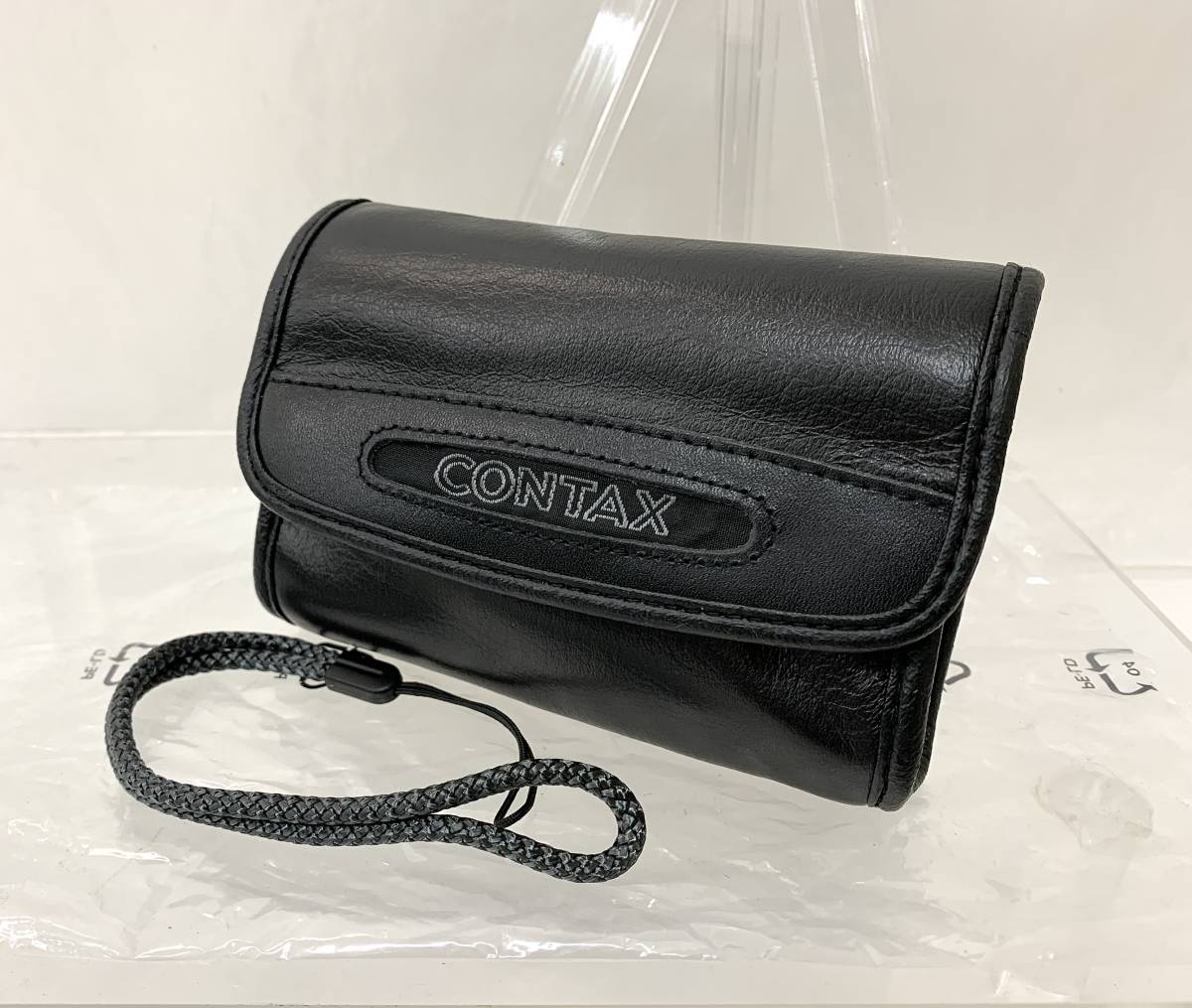 未使用★CONTAX コンタックス CC-76 本革 カメラケース ソフトケース カバー genuine leather_画像1