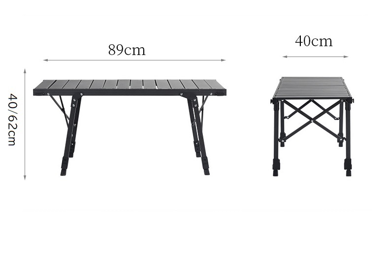 CHANODUG OUTDOOR フォールディング IGTテーブル igtローテーブル フラットバーナーテーブル アウトドアテーブル ケース付 FX-7155 ２_画像8