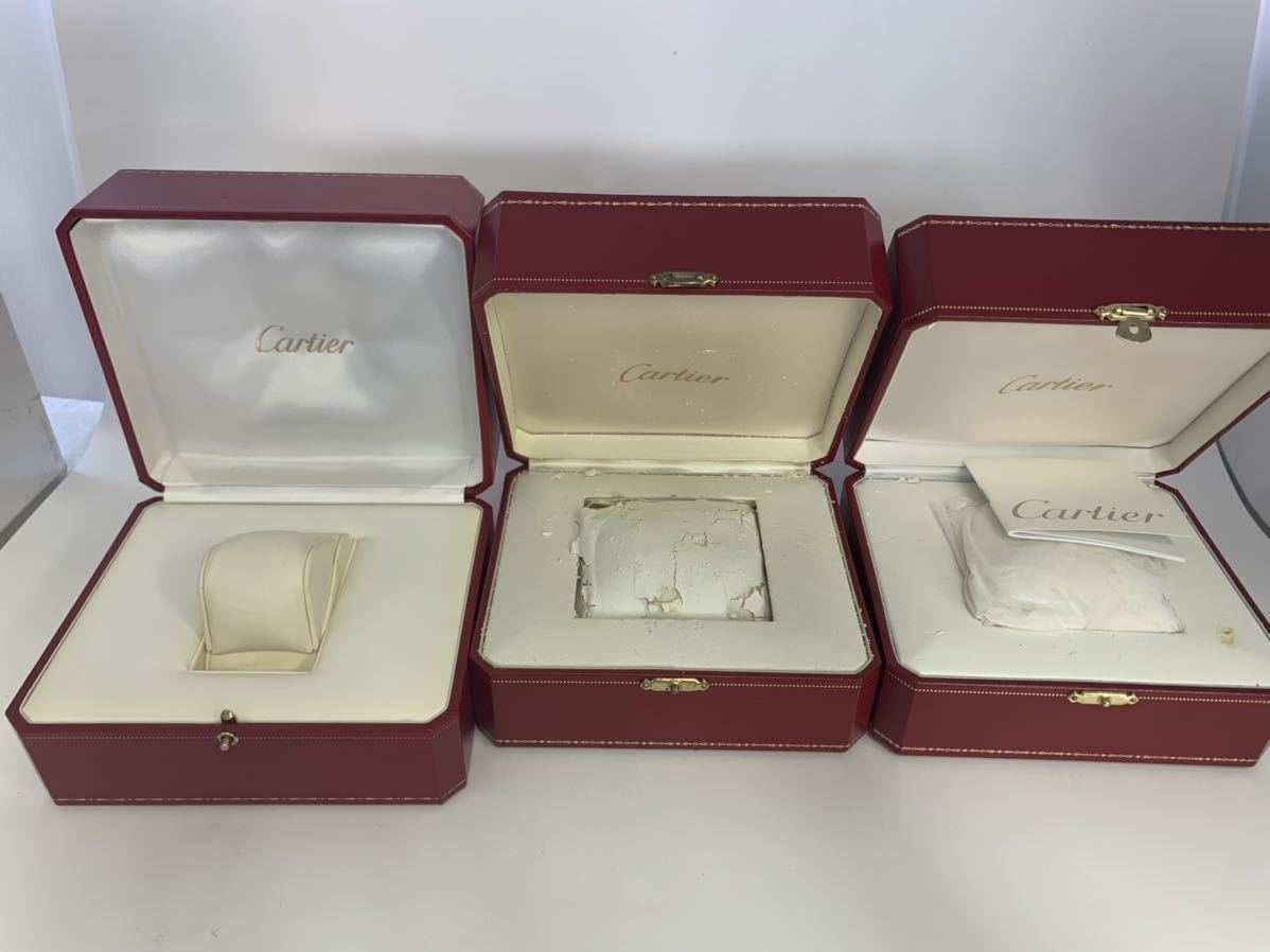 Cartier カルティエ　マスト用　腕時計空箱　ケース　BOX ボックス　6個セット_画像4