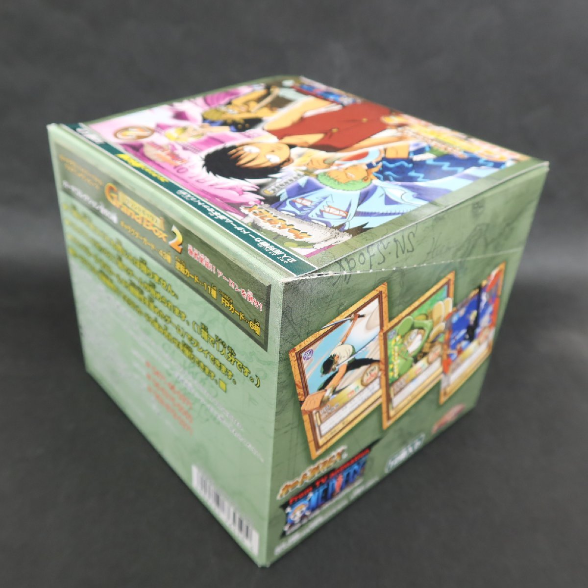 【ya0351】カードダスハイパーバトル TVアニメワンピース グランドボックス2 強者集結!!アーロンを倒せ！ 基本セット 未開封12箱入ボックス_画像9