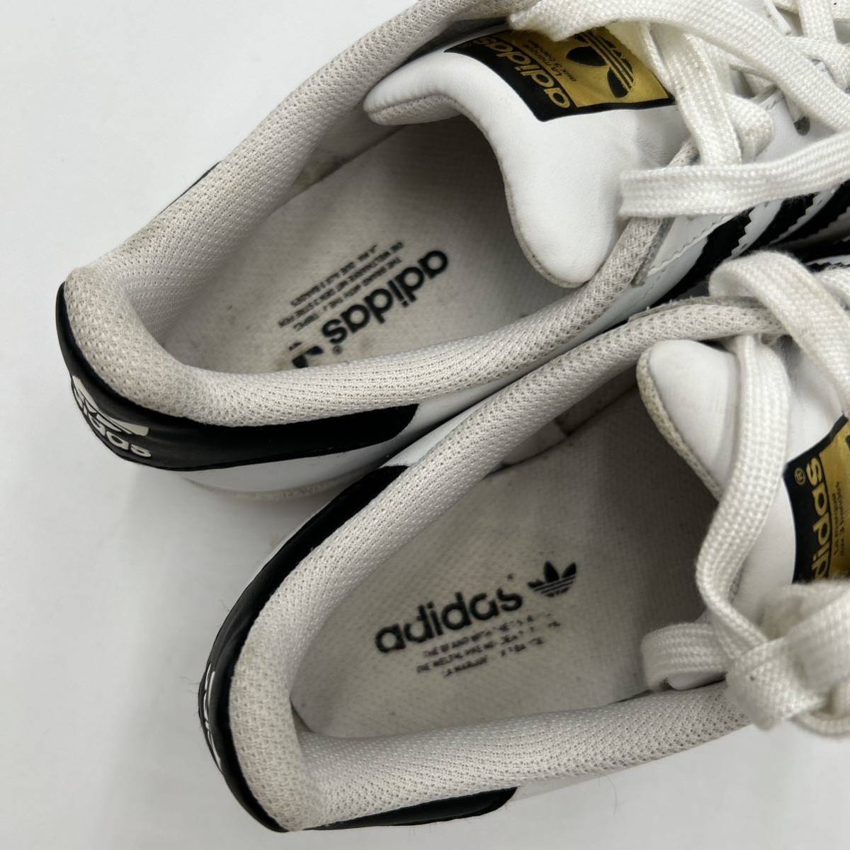 A @ 16年製 '人気 王道モデル'『adidas originals アディダスオリジナルス』SUPERSTAR スーパースター LOW CUT スニーカー 23cm 靴 C77153_画像7