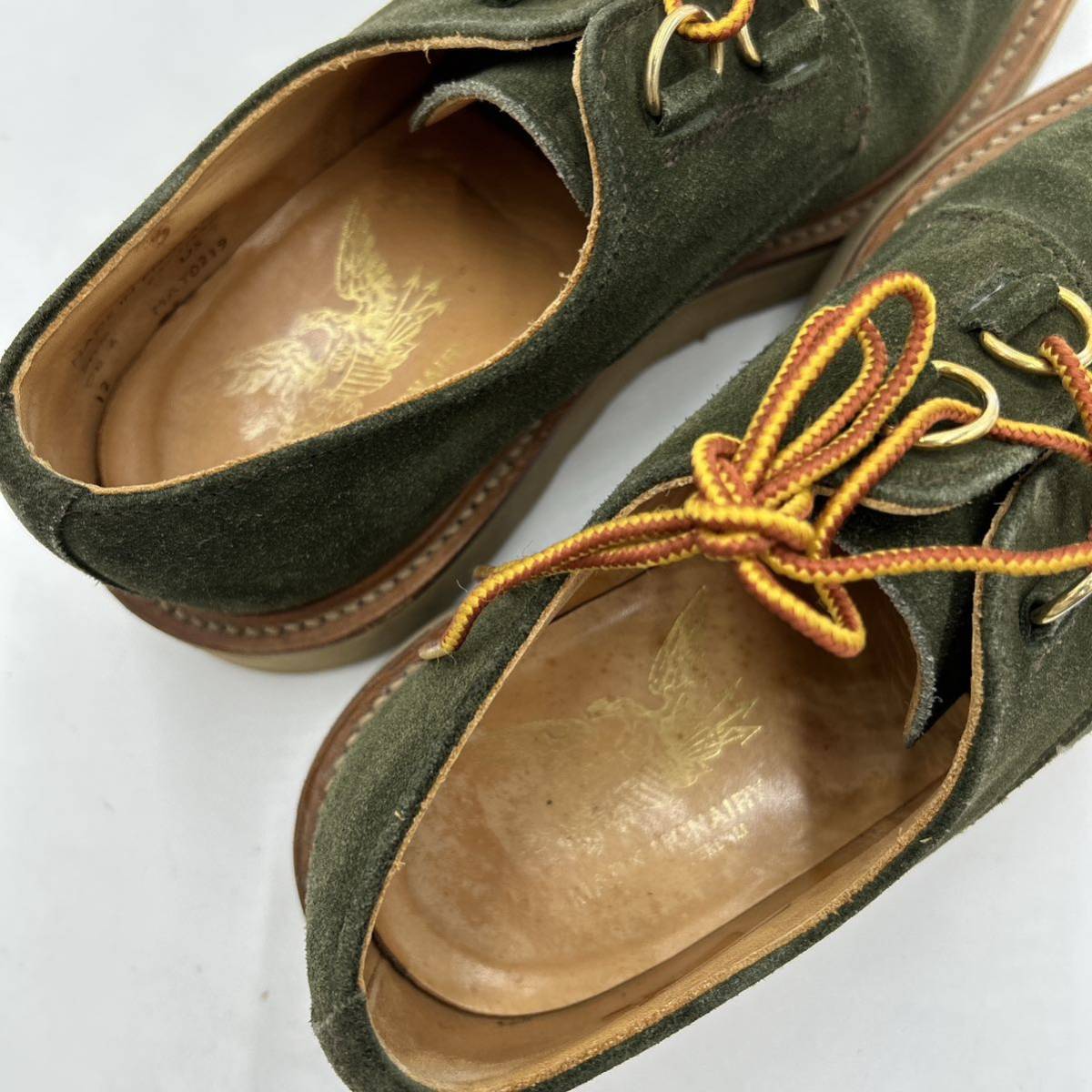 G @ 英国製 '高級感溢れる'『MARK MCNAIRY マークマクナイリー』本革 SUEDE LETHER 革靴 ドレスシューズ US7 25cm メンズ 紳士靴 シューズ_画像7