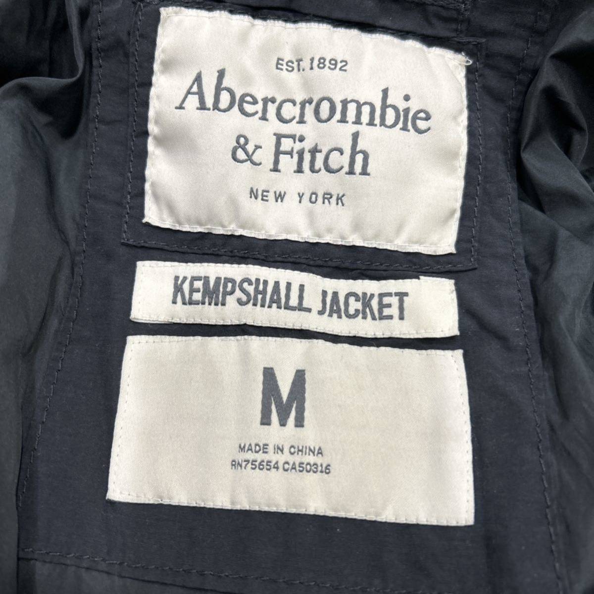  R @ 古着 '保温性抜群'『Abercrombie&Fitch アバクロンビー＆フィッチ』KEMP SHALL JACKET ジップアップ 中綿 ジャケット M 上着 アウター_画像6