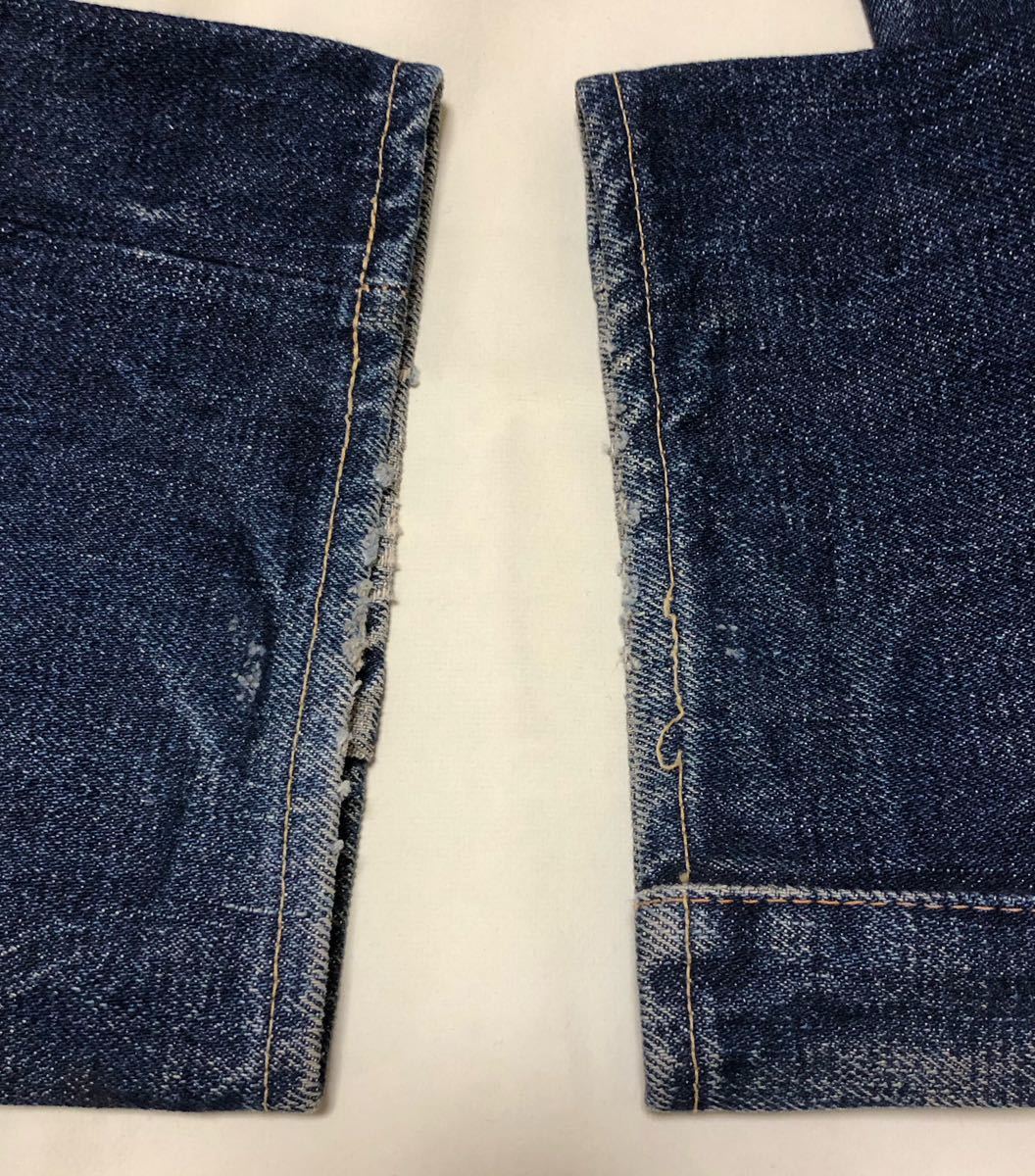 9278《SAMURAI JEANS サムライジーンズ》激シブ色落ち 諸行無常 S510XX 501XXモデル 21oz インディゴデニム ジーンズ W33L36_画像7