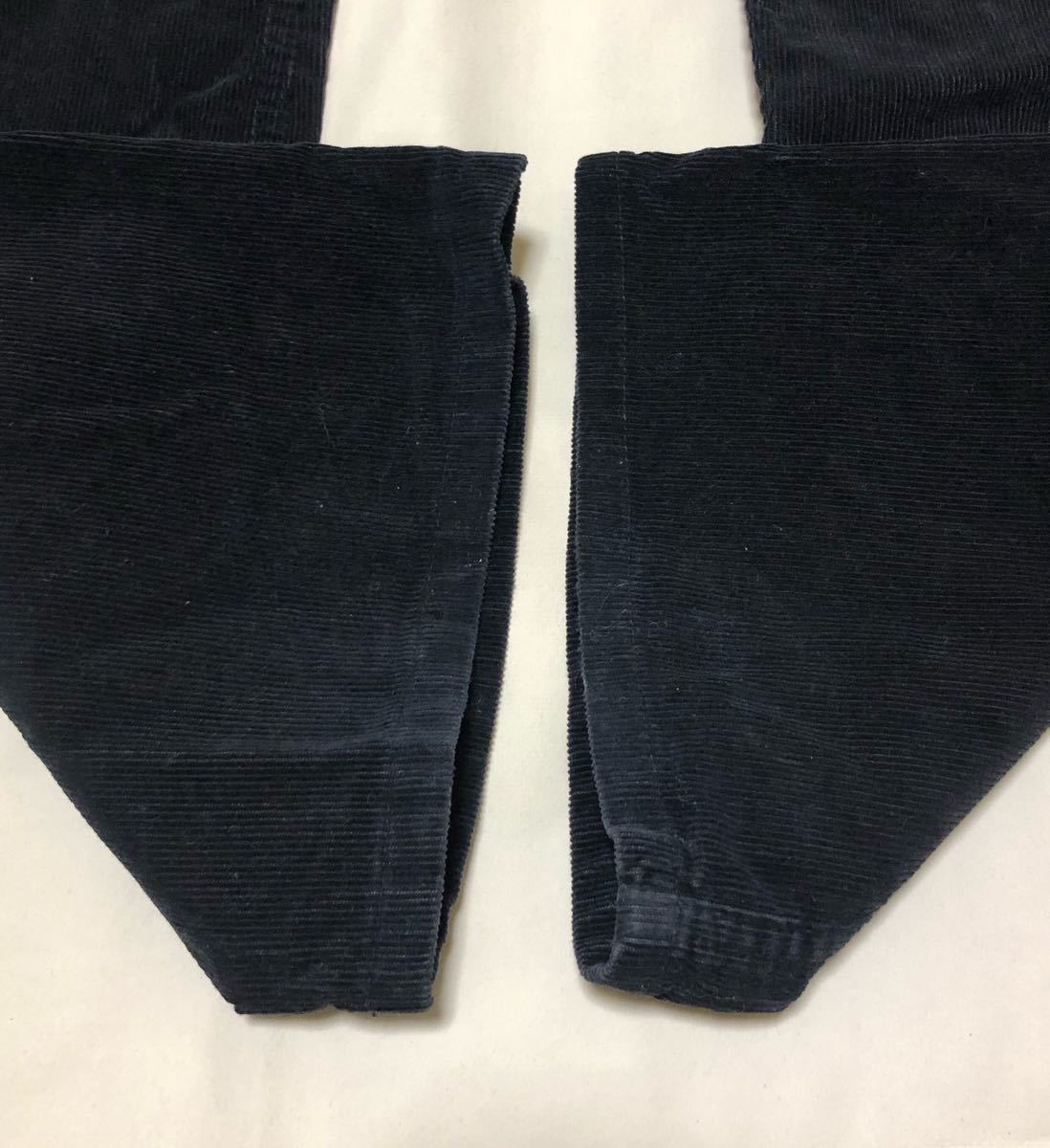 9471《Levi's リーバイス》517-40 ブーツカット コーデュロイ パンツ ブラック W32L33_画像7