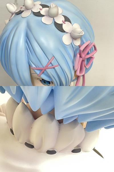 【2個口発送】 Re:ゼロから始める異世界生活 レム 1/1 胸像フィギュア フリュー F:NEX リゼロ 中古品 sybfig064390_画像7