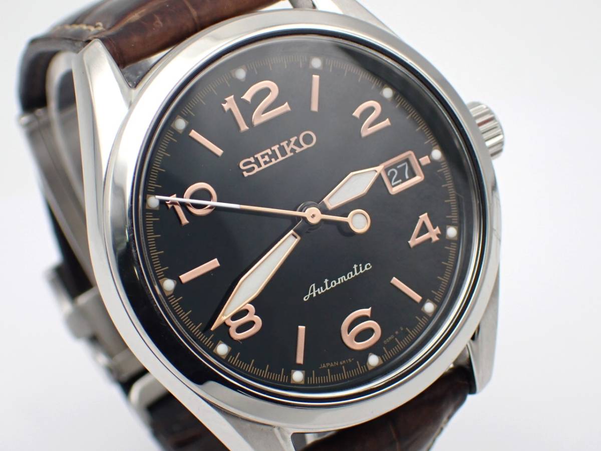 美品☆1円～☆稼働品☆SEIKO セイコー プレサージュ 自動巻き 6R15-03K0 リミテッドエディション 0050/1956 メンズ腕時計/N132237_画像2