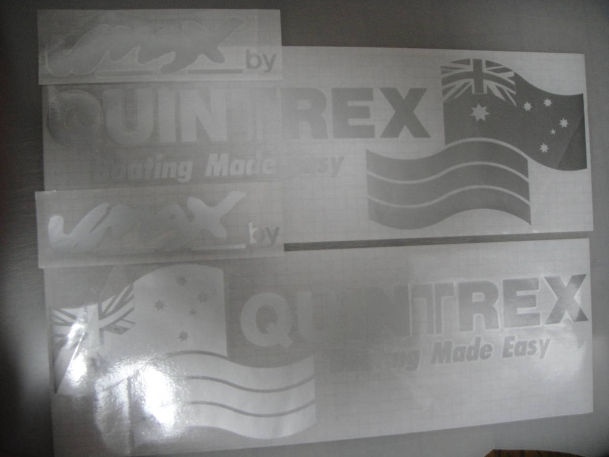 送料込 QUINTREX クイントレックス 左右セット 506ｍｍ ステッカー デカール 耐候６年 40色 Explorer エクスプローラーの画像9