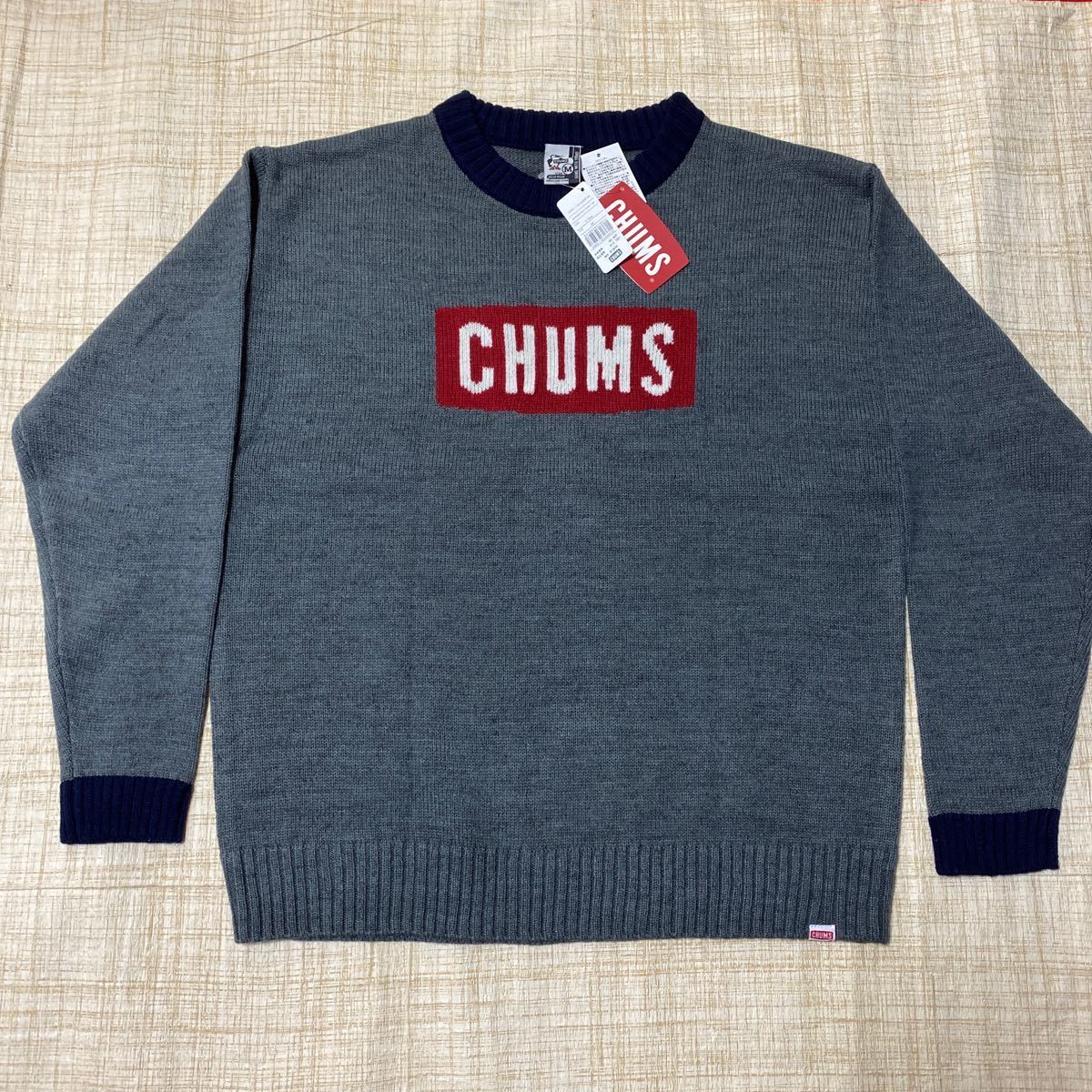 新品『CHUMSチャムス・メンズCyclone Knit Crew Top クルートップセーターMサイズ』_画像1