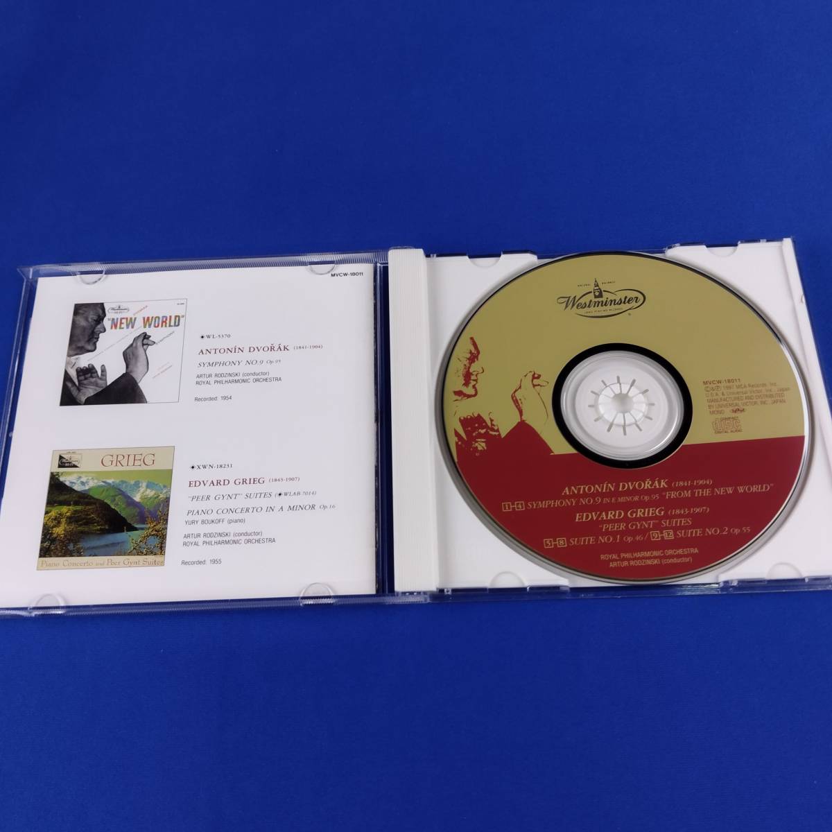 1SC17 CD アルトゥール・ロジンスキー ロイヤル・フィルハーモニー管弦楽団 新世界より 交響曲第9番ホ短調_画像3