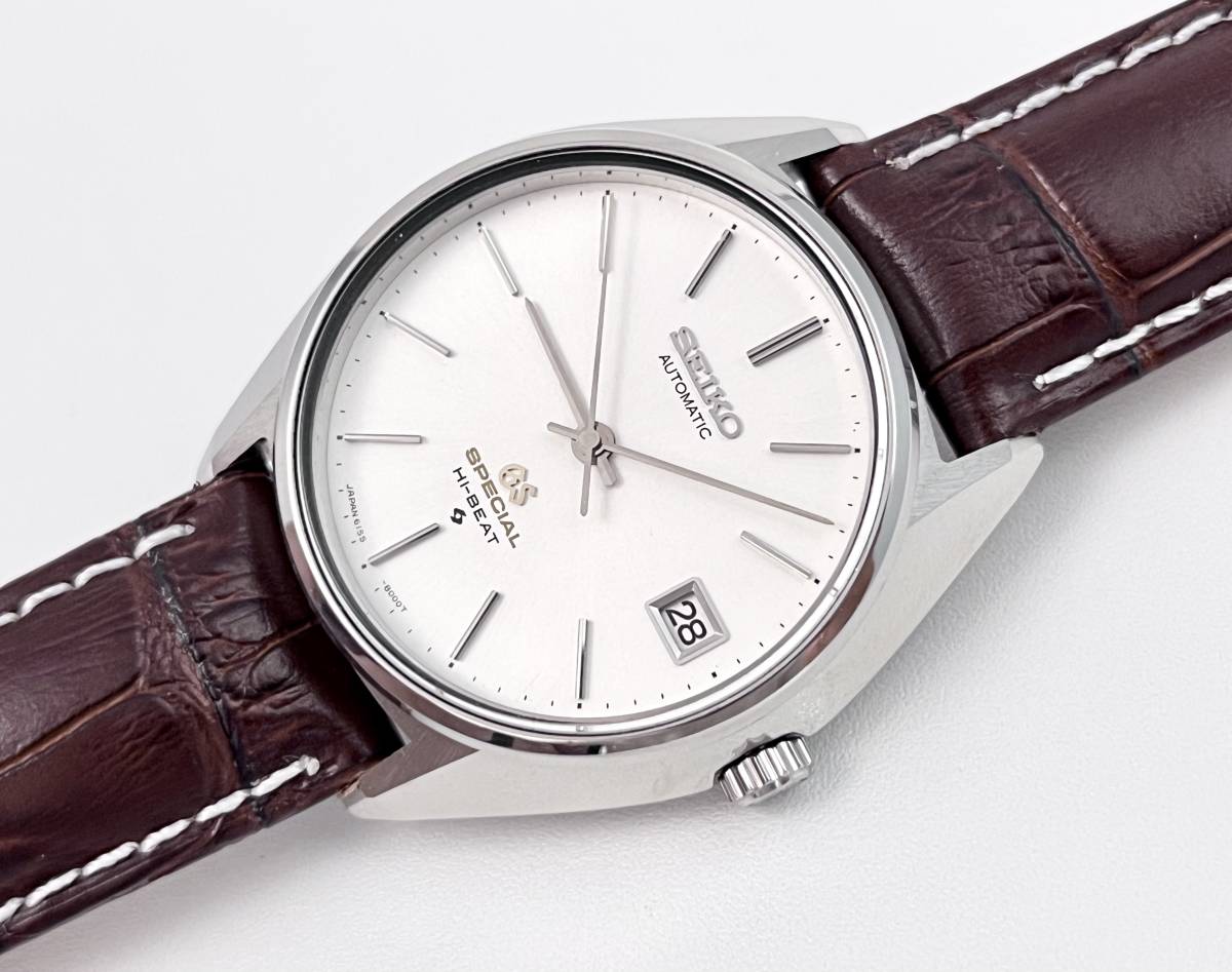 GS GRAND SEIKO SPECIAL グランドセイコー スペシャル 6155-8000 自動巻き cal.6155 25石 メダリオン Hi-beat 36000 1970年製_画像1