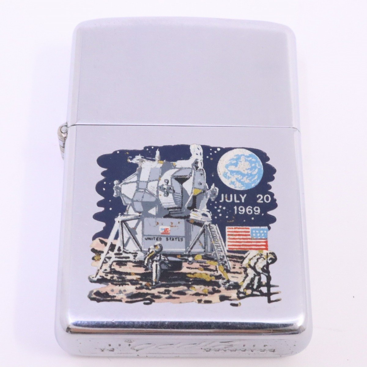 【希少品】ZIPPO ジッポ オイルライター 1969年製 アポロ11号 月面着陸【いおき質店】_画像5