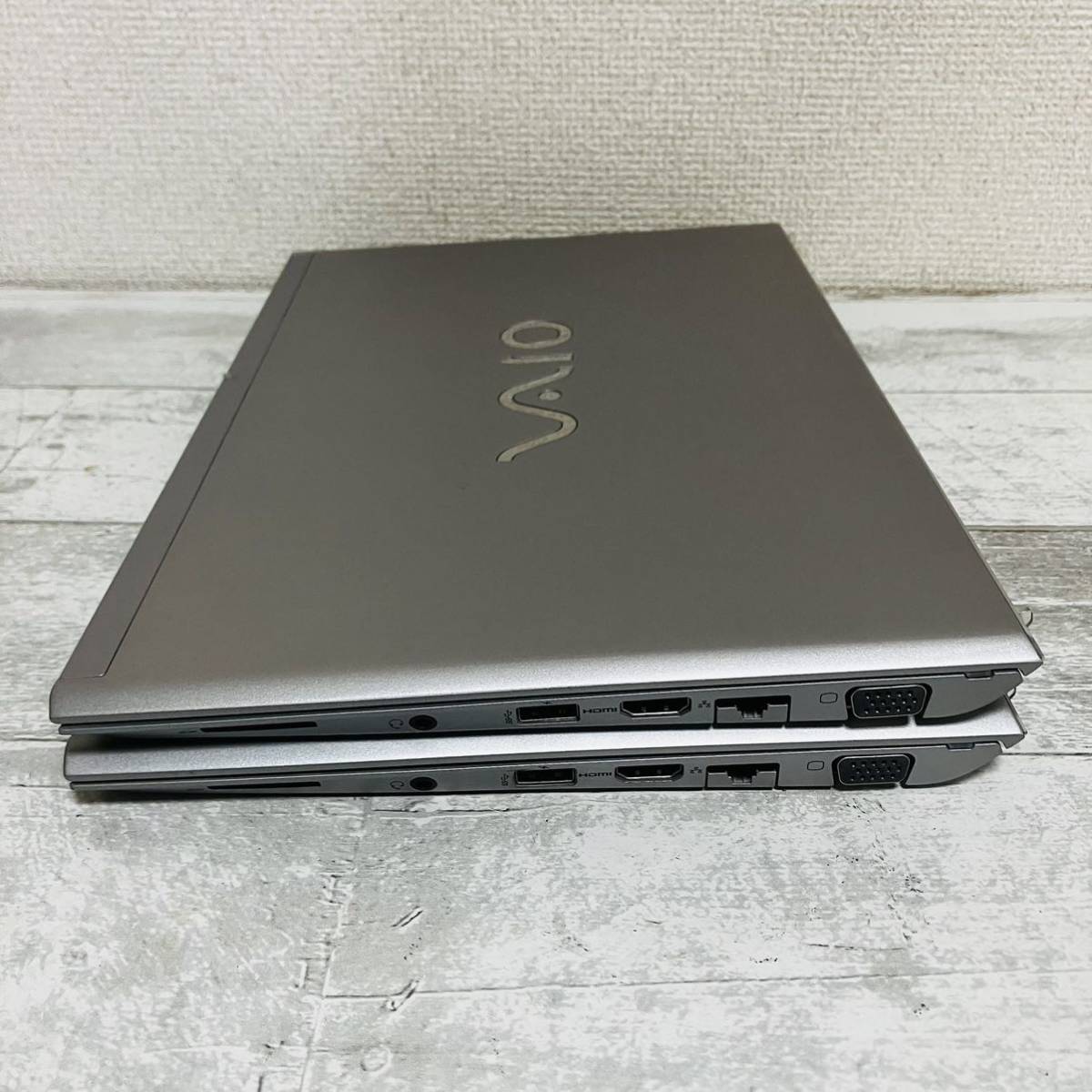 1円オークション SONY VAIO VJS131C11N 2台セット CORE i7 i5 4GBメモリ 128GB M.2 13.3型 Windows11 Pro 動作品_画像2