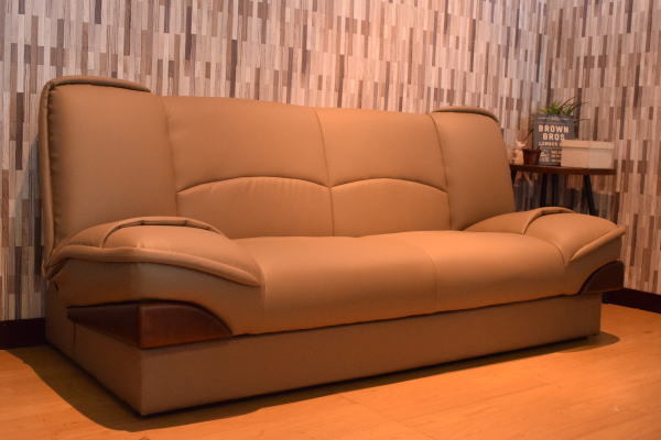 [ prompt decision ] large semi-double size bearing surface under storage attaching sofa bed outlet furniture living 3 seater . sofa [ new goods exhibition goods ]0055635