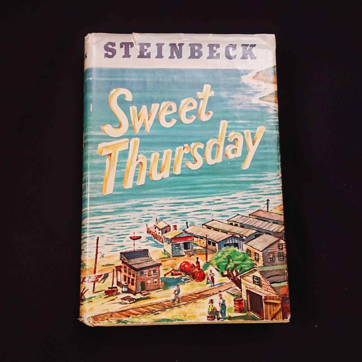 1954年 初版 ジョン・スタインベック 洋書 John Steinbeck Sweet Thursday The Viking Press ジャケット・デザイン Paul Galdone