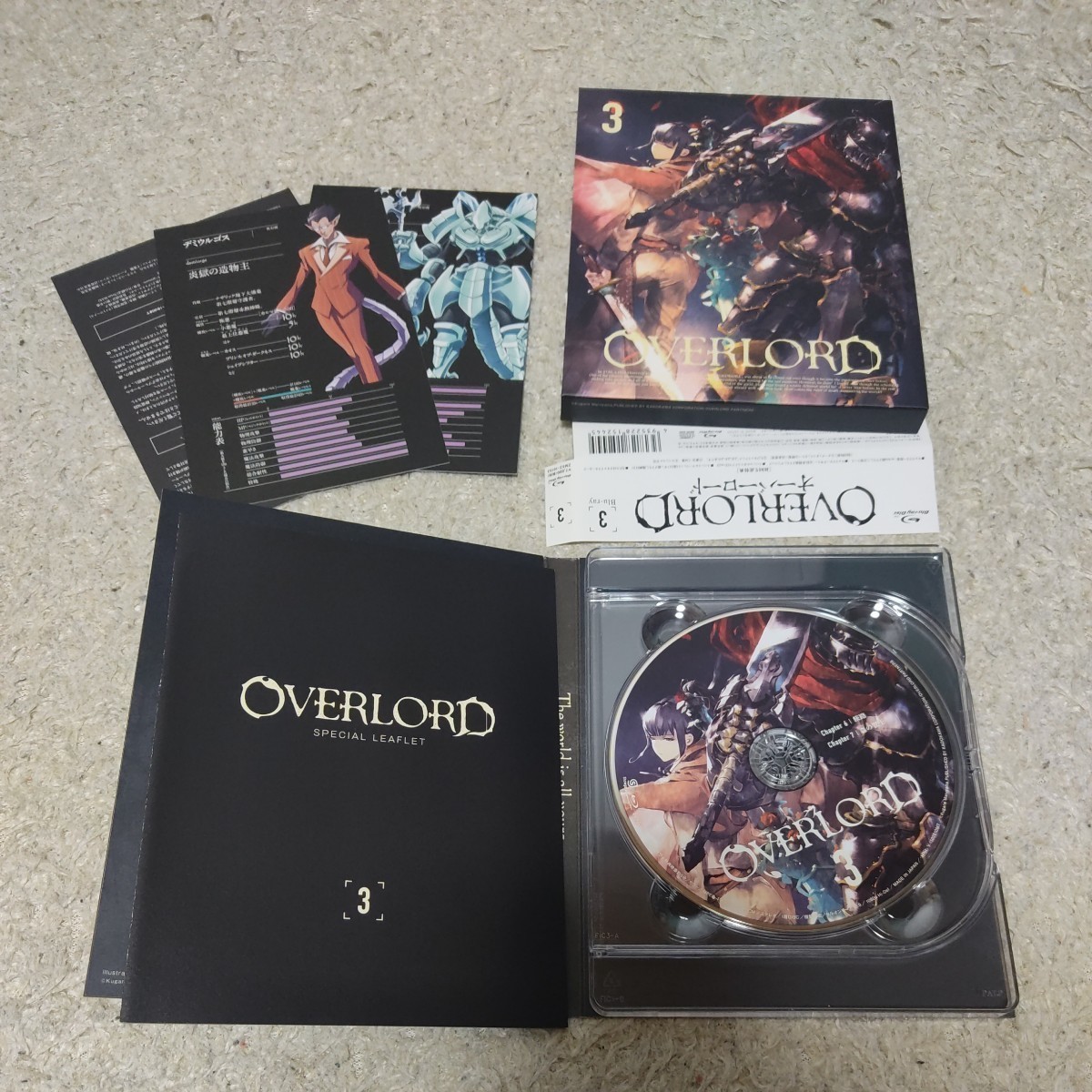 OVERLORD　オーバーロード　Blu-ray　全6巻セット　初回生産限定版　帯・特典付き_画像4