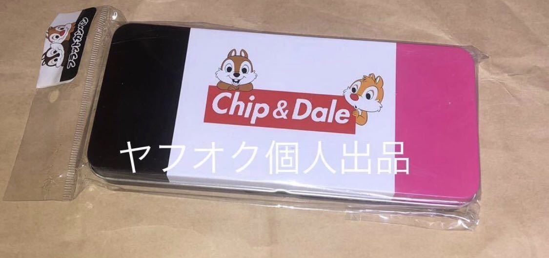 チップとデール　chip&dale 缶ケース　ペンケース　カンペン　フラット_画像1