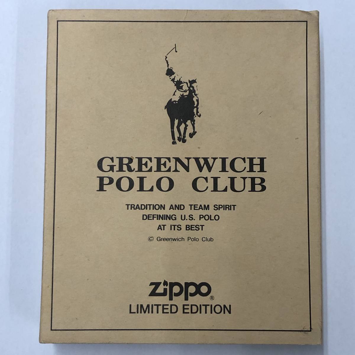 ☆Zippo ジッポー GREENWICH POLO CLUB グリニッチ・ポロ・クラブ 限定品 ダイキャスト製 馬蹄灰皿 オイルライター 未使用品 ！_画像7