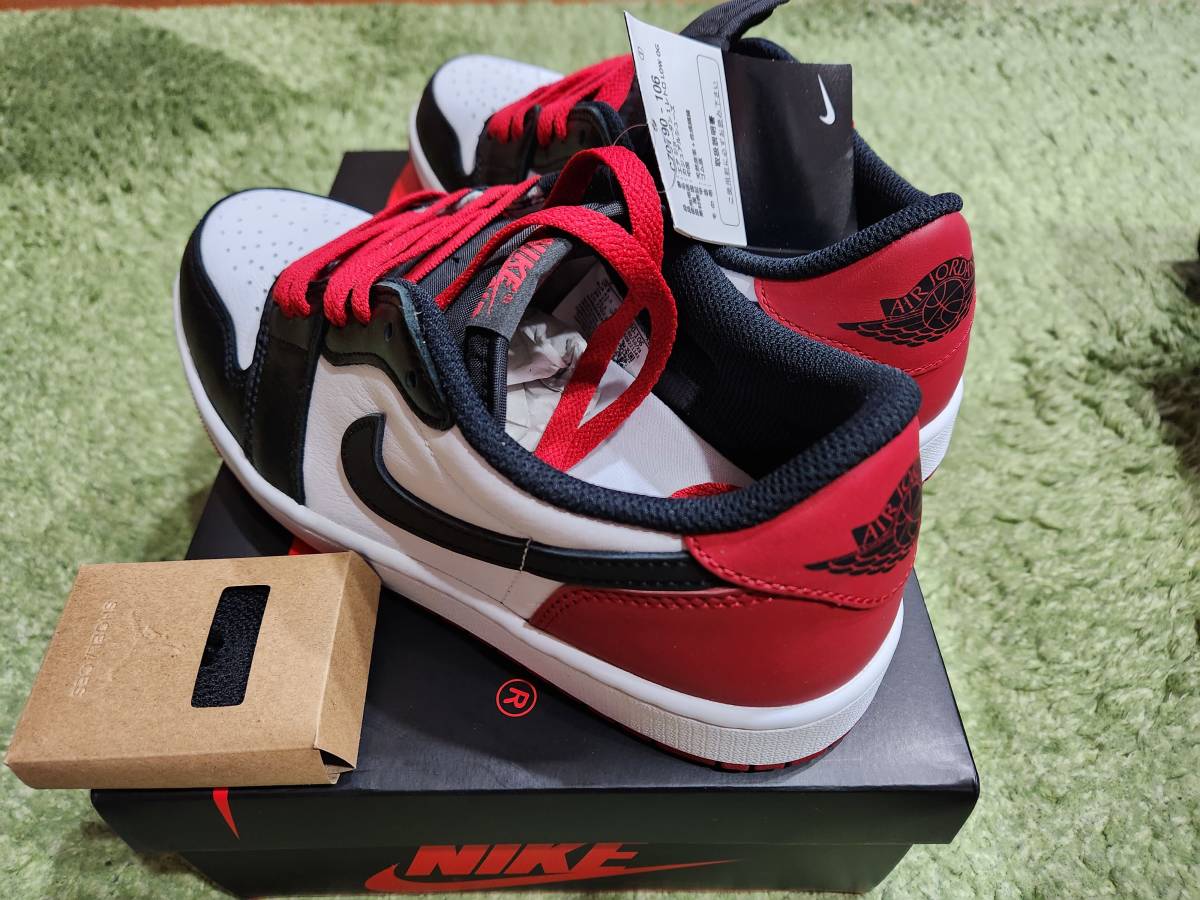 NIKE AIR JORDAN 1 LOW Black Toe ナイキ エアジョーダン1 ブラック