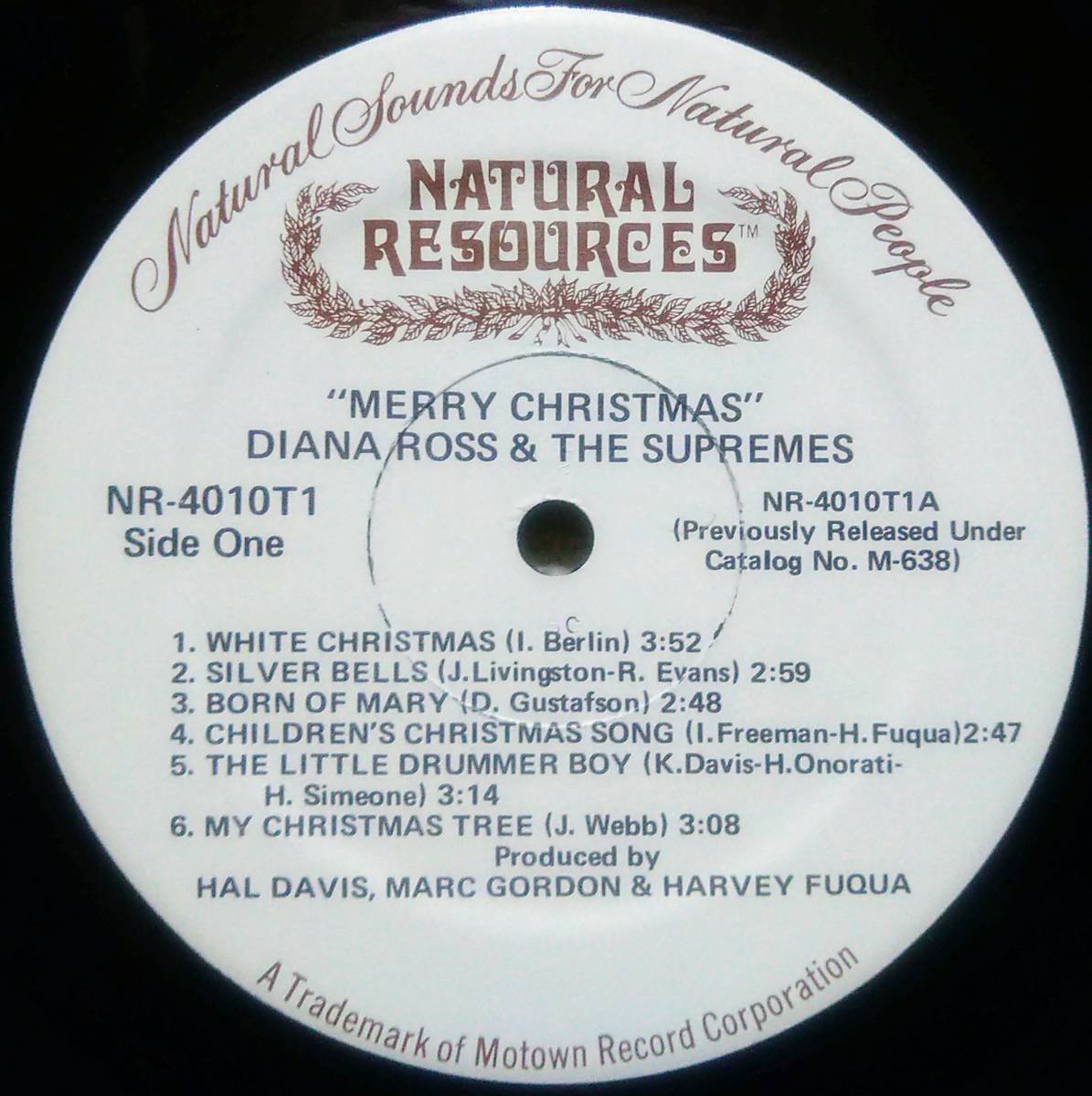 【X’mas】【LP Soul】Diana Ross & The Supremes「Merry Christmas」オリジナル US盤 シュリンク付！_Side1