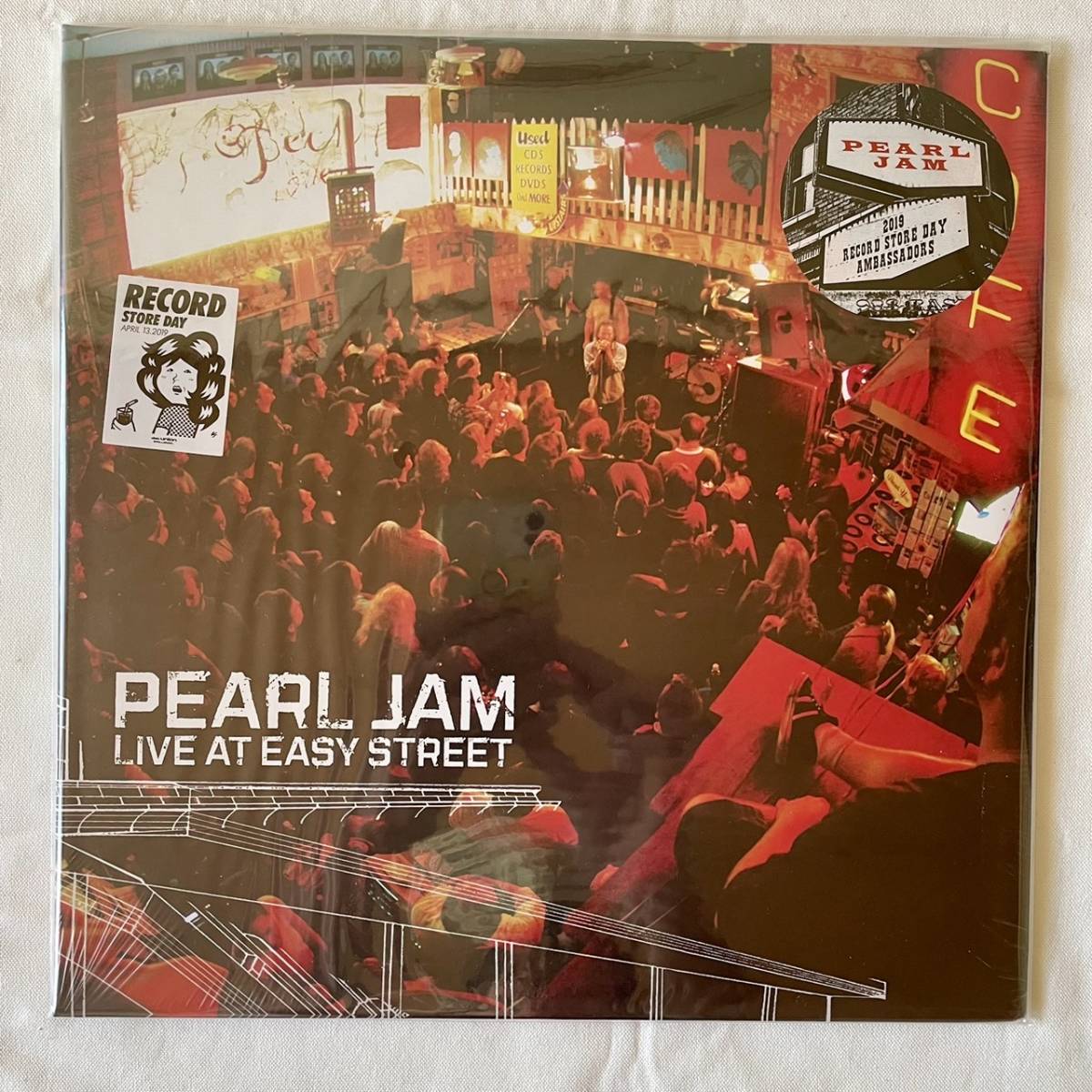 PEARL JAM LIVE AT EASY STREET 新品 パールジャム ライブ盤 LP レコード レコードストアディ限定_画像1