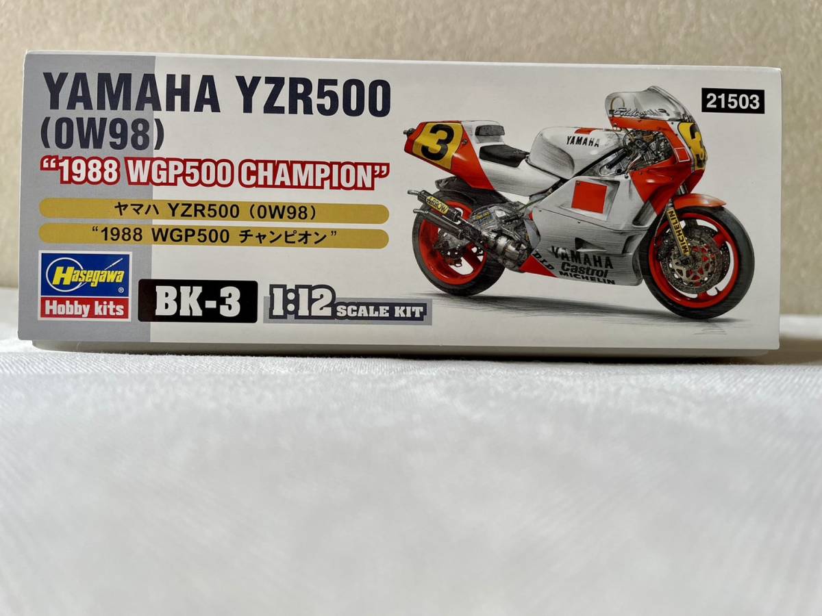  Hasegawa 1/12 Yamaha YZR500 (OW98) 1988WGP500 Champion нераспечатанный 