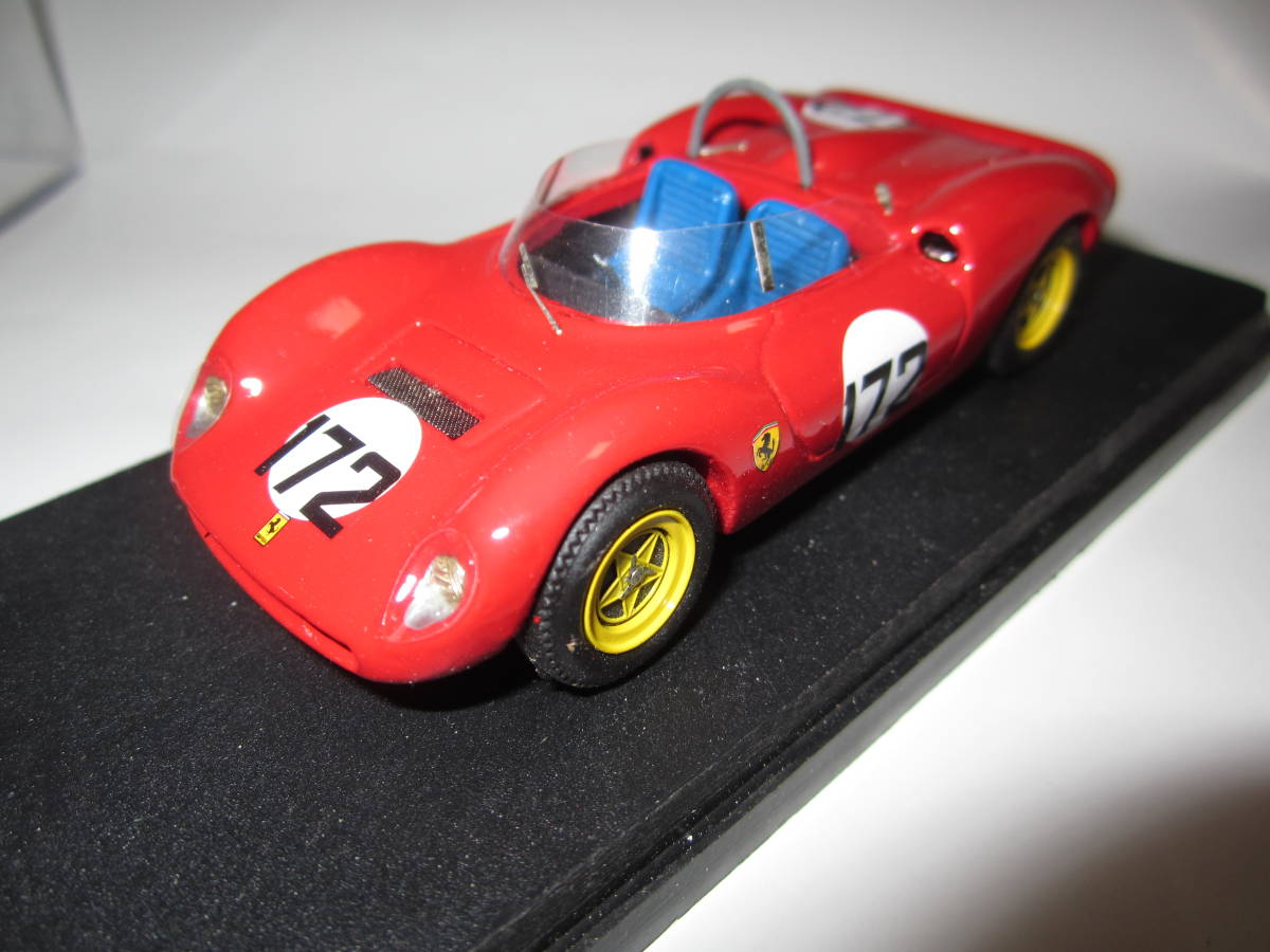 即決 ジョリーモデル 400台限定 1/43 フェラーリ 2000 ディーノ 1965年ヴィラール・シュル・オロン優勝 №172 L・スカルフィオッティ_画像3