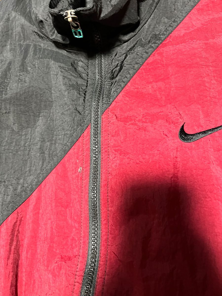 NIKE ナイキ 銀タグ ナイロンジャケット バイカラー ツートン NIKE ナイキ 銀タグ ナイロンジャケット バイカラー ツートン