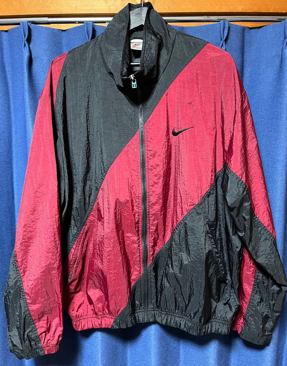 NIKE ナイキ 銀タグ ナイロンジャケット バイカラー ツートン NIKE ナイキ 銀タグ ナイロンジャケット バイカラー ツートン