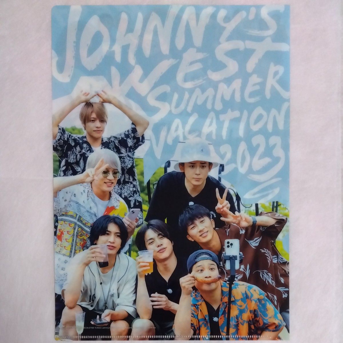 ジャニーズWEST WEST 絶体絶命 通常盤 先着購入特典 クリアファイル 1