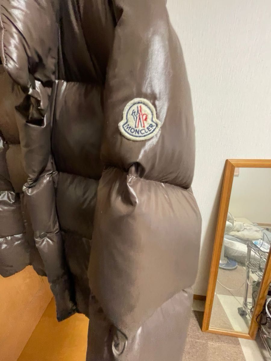 希少)MONCLER青タグダウンジャケットサイズ3ブラウンOLDMONCLER 希少)MONCLER青タグダウンジャケットサイズ3ブラウンOLDMONCLER