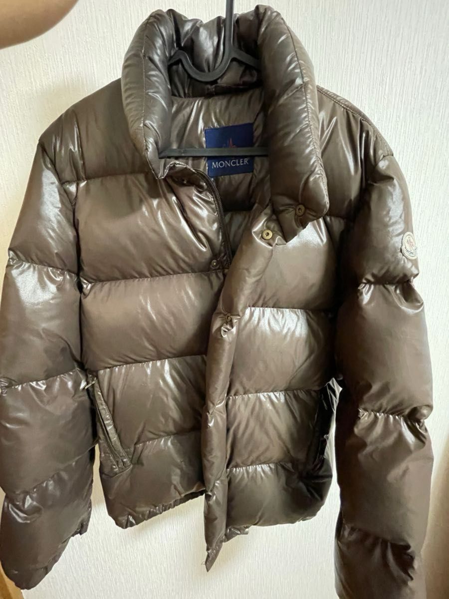 希少)MONCLER青タグダウンジャケットサイズ3ブラウンOLDMONCLER 希少)MONCLER青タグダウンジャケットサイズ3ブラウンOLDMONCLER
