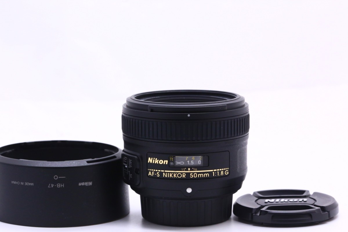 【超美品】 Nikon ニコン AF-S NIKKOR 50mm F1.8G #11255_画像1