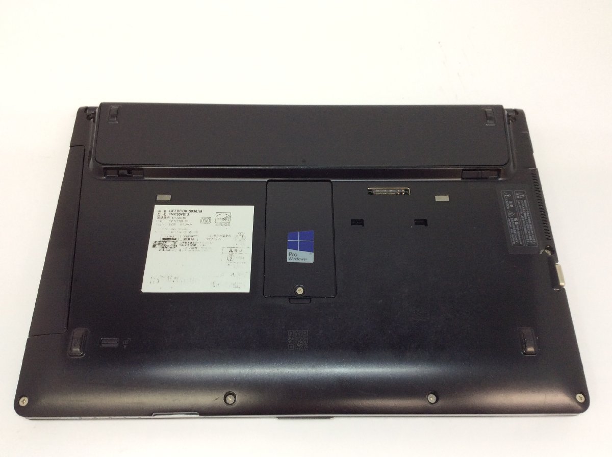 ジャンク/ FUJITSU FMVS04013 LIFEBOOK S936/M Intel Celeron 3955U メモリ4.1GB SSD128.03GB 【G15015】の画像8