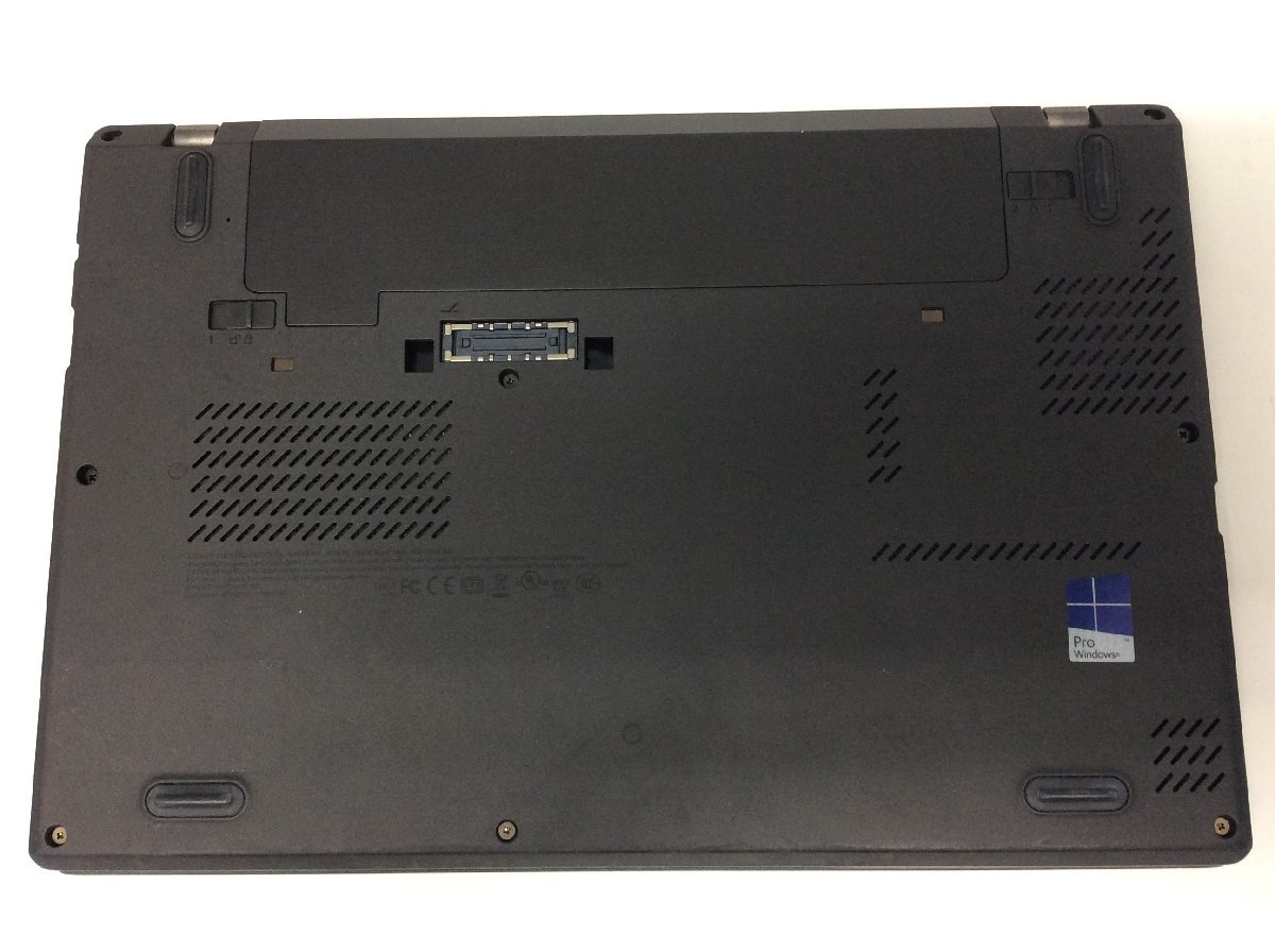 ジャンク/ LENOVO 20CLA1U2JP ThinkPad X250 Intel Core i3-5010U メモリ8.19GB HDD500.1GB 【G15245】_画像6