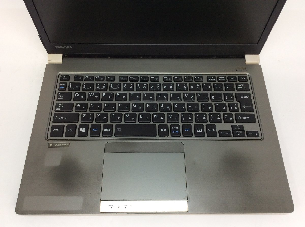 ジャンク/ TOSHIBA dynabook R63/J PR63JBA4447AD11 Intel Core i5-7300U メモリ8.19GB SSD256.06GB 【G15403】_KBテカリ、パームレストに塗装はがれあり