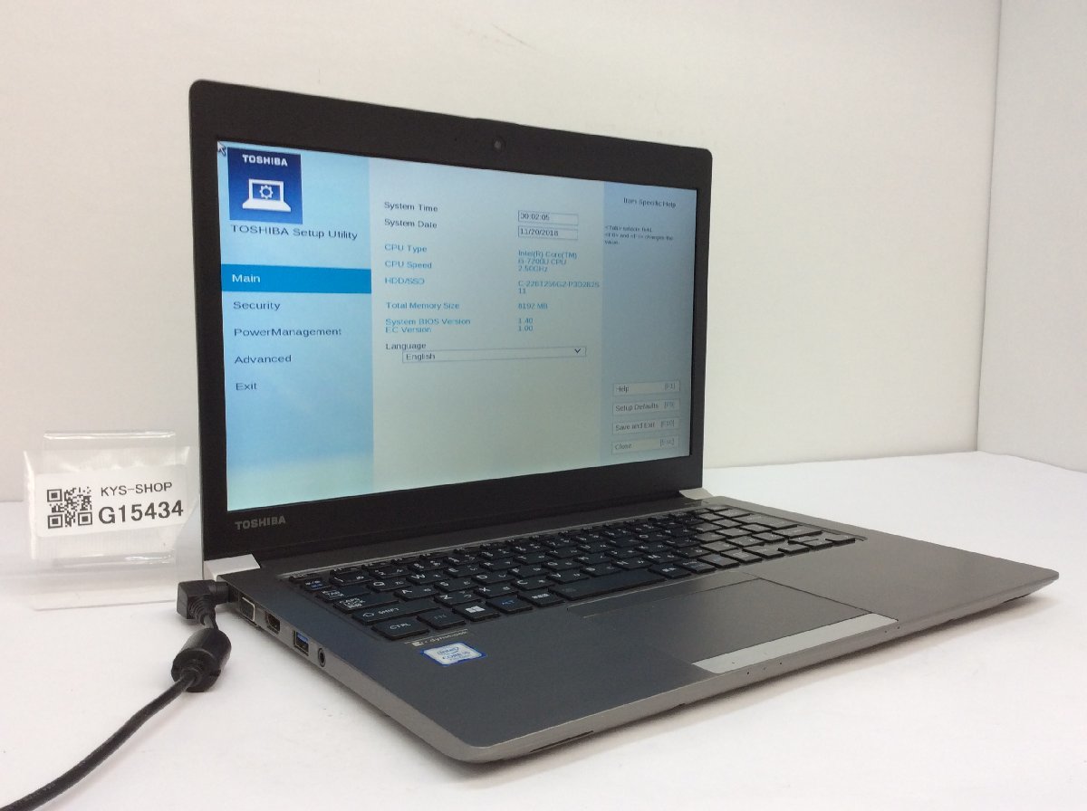 ジャンク/ TOSHIBA dynabook R63/J PR63JBA4447AD11 Intel Core ジャンク/ TOSHIBA dynabook R63/J PR63JBA4447AD11 Intel Core