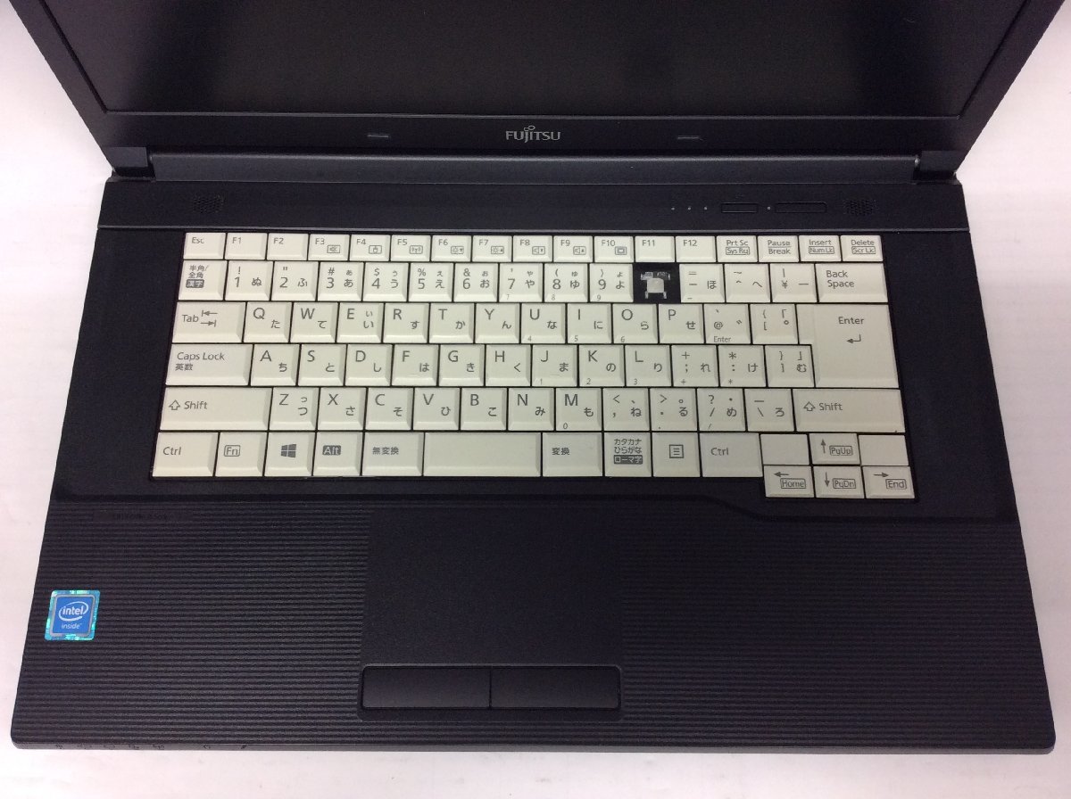 ジャンク/ FUJITSU FMVA12010 LIFEBOOK A576/N Intel Celeron 3855U メモリ4.1GB ストレージ無し 【G15915】_画像4