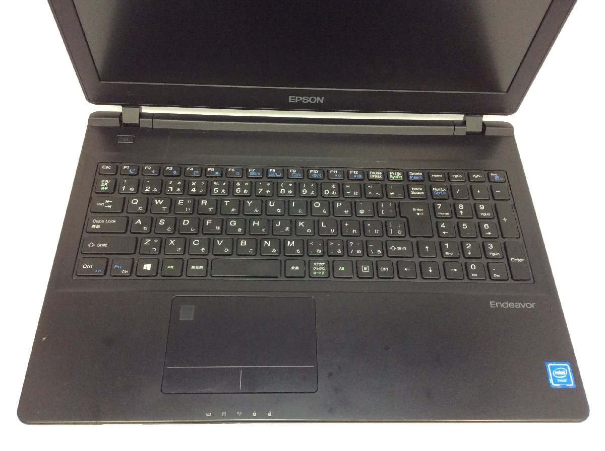 ジャンク/ EPSON Endeavor NJ4300E Intel Celeron 4205U メモリ4.1GB HDD500.1GB 【G16127】_キーボードにテカリがあります