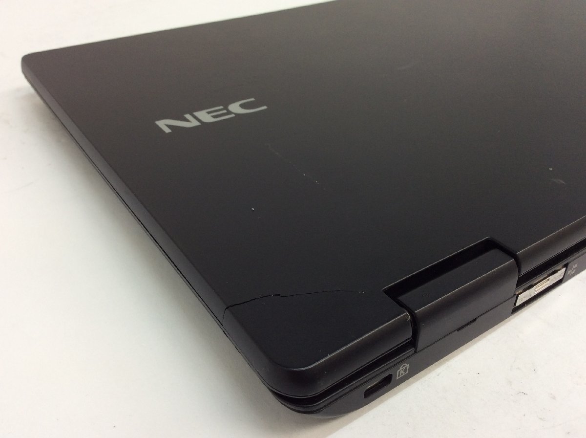 ジャンク/ NEC PC-VKA10HGG6QD3 Intel Core m3-7Y30 メモリ4.1GB SSD128.03GB 【G16360】_天板にひび割れがあります